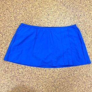 Royal blue swim skirt NWOT